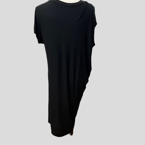 Athleta Draped Crew Dress - size XS Black color - Picture 6 of 12